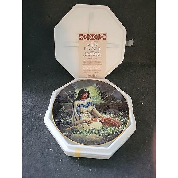 The Hamilton Collection Wild Flower Vintage Collector's Plate #3313D With COA - Picture 1 of 7